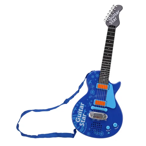 Brinquedo para Crianças-rosa Guitarra Elétrica Instrumento Musical Ksl355830
