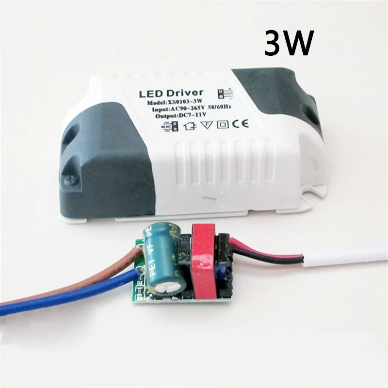 AC90 ~ 265 V 3 24 W Светодиодный драйвер Питание адаптер трансформатор для свет|Детали
