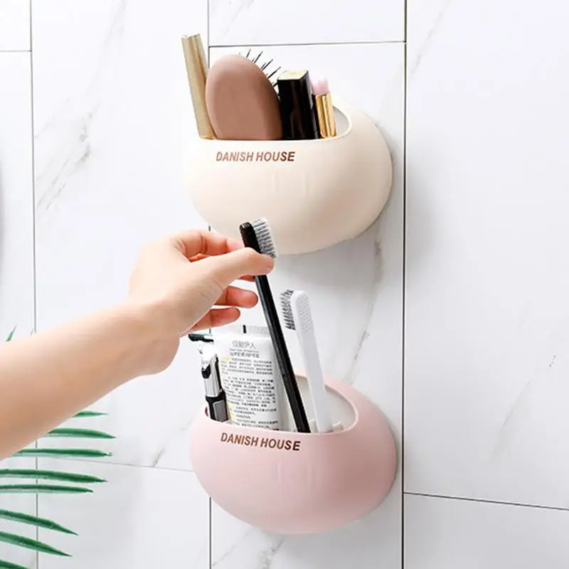 Bathroom Accessories Set Toothbrush Holder With Wall Suction Cups Shower Holder Cute Sucker Toothbrush Holder Suction Hooks Bathroom Accessories Set Toothbrush Holder With Wall Suction Cups Shower Holder Cute Sucker Toothbrush Holder Suction Hooks