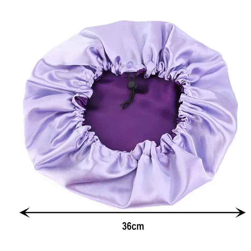 Мусульманская женская шапка для ночного сна, атласная эластичная шапка, шапка для ухода за волосами, головной убор с регулировкой выпадения волос, шапка бини, мусульманская Новинка