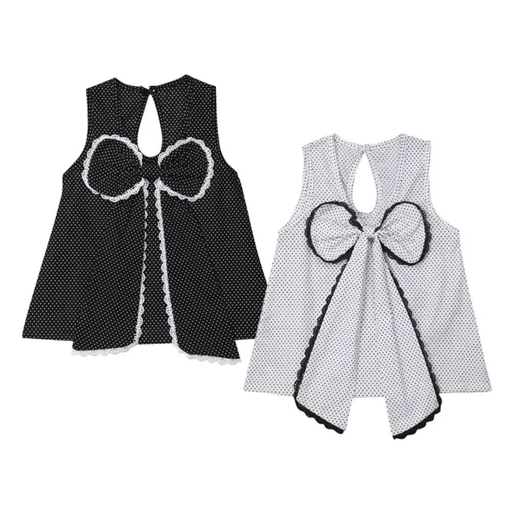 

Newborn Baby Girls Dress Princess Dot Big Bowknot Party Little Kids Dresses Summer Sleeveless Infant Children Clothes Vest Tops