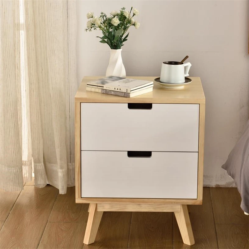 Para El Side Night Stand Nordic European Vintage Wooden Bedroom Furniture Mueble De Dormitorio Quarto Cabinet Bedside Table