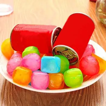 

6pcs Summer Drinking Ice Cube Party Tool Reusable Physical Kitchen Cooling Tools Party Tools Multicolour Kitchen Supplies #705