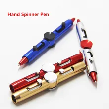 Многоцветный мышление ручка ручной Спиннер игрушка 2 в 1 комбо для повседневного использования, студент фокус, антистресс игрушки пальцевой прядильный механизм