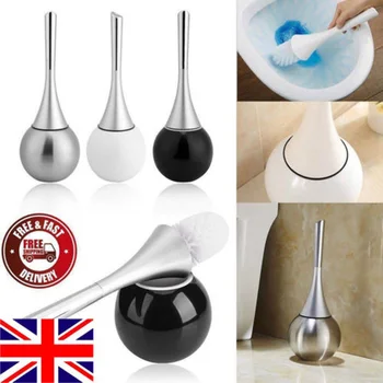 

Brand New Style Toilet Brush Holder Bathroom Cleaning Stand Free Standing New By Home Discount Toilet Brush