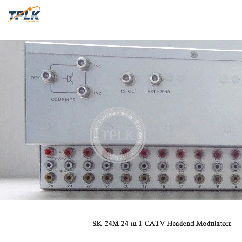 SK-24M 24 в 1 CATV Headend модулятор 24 способ CATV каналы фиксированный канальный модулятор системы для отеля/школы/общежития