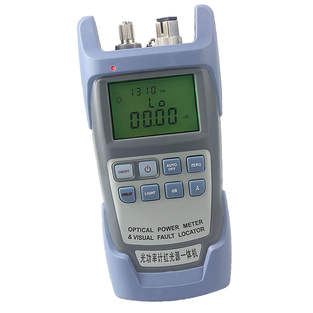 

MagiDeal LED Display Optical Fiber Cable Tester Optical Power Meter 10mw Visual Fault Locator Finder SC FC Connectors DXP-50D