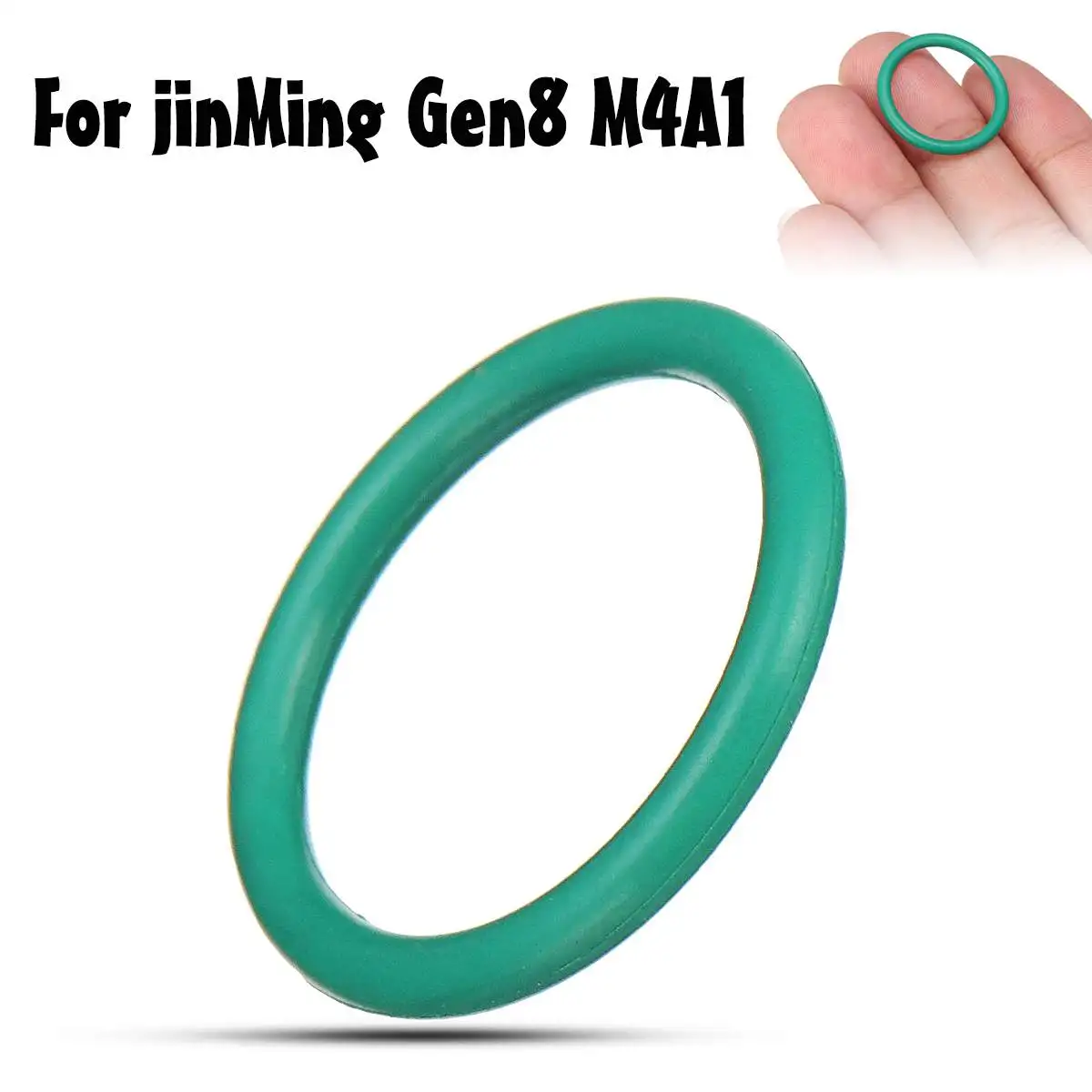 

1pc Green O-ring for JinMing M4A1 Gen8 Toy For Gun Tool Parts Seal up Gasket Lock Ring Replacement Part For Gun Toy Accessory