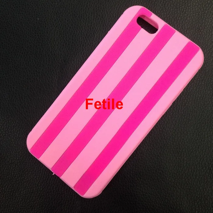 

Sexy Fashion Victoria For iPhone 6Plus 6 5 4 S SE Secret Pink Soft Silicone Stripe Luxury Phone Case For iPhone7 7plus