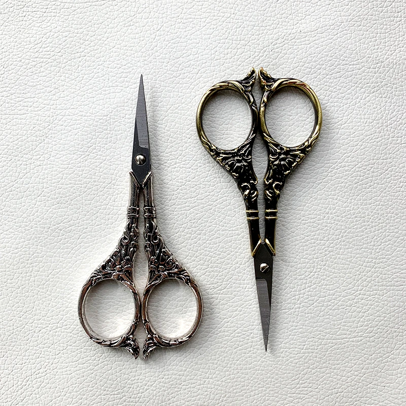 

Stitch Scissors Handicraft European Retro Classic Vintage Antique Craft Sewing Crane Tailor Scissors Handicraft DIY Home Tool
