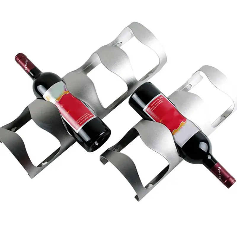 Wall Mounted Wine Rack Iron Decorative Wall Mounted Wine Racks 4 Bottle Wine Rack Table Home