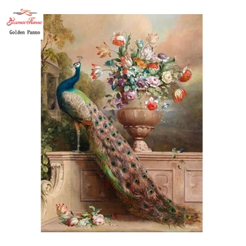 

Diamond Painting Full Square 5D Diy Daimond Embroidery Diamant Mosaic Sale Displasy Broderie Diamant Peacock and flower 01