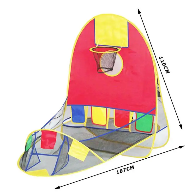 Детская игровая палатка, детский уличный игровой домик баскетбольная палатка, детские развивающие игрушки-пазлы подарки, ручная работа