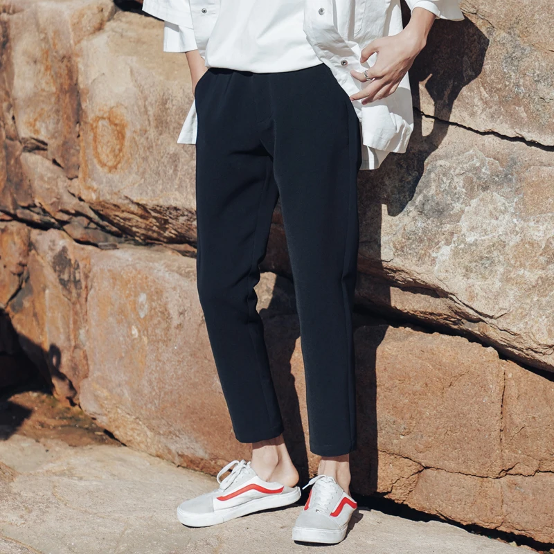 Men's Casual Pants 2019 Spring New Fashion Urban Business Casual Straight Trousers Youth Popular Casual Pants Youth Casual Pants Men's Casual Pants 2019 Spring New Fashion Urban Business Casual Straight Trousers Youth Popular Casual Pants Youth Casual Pants