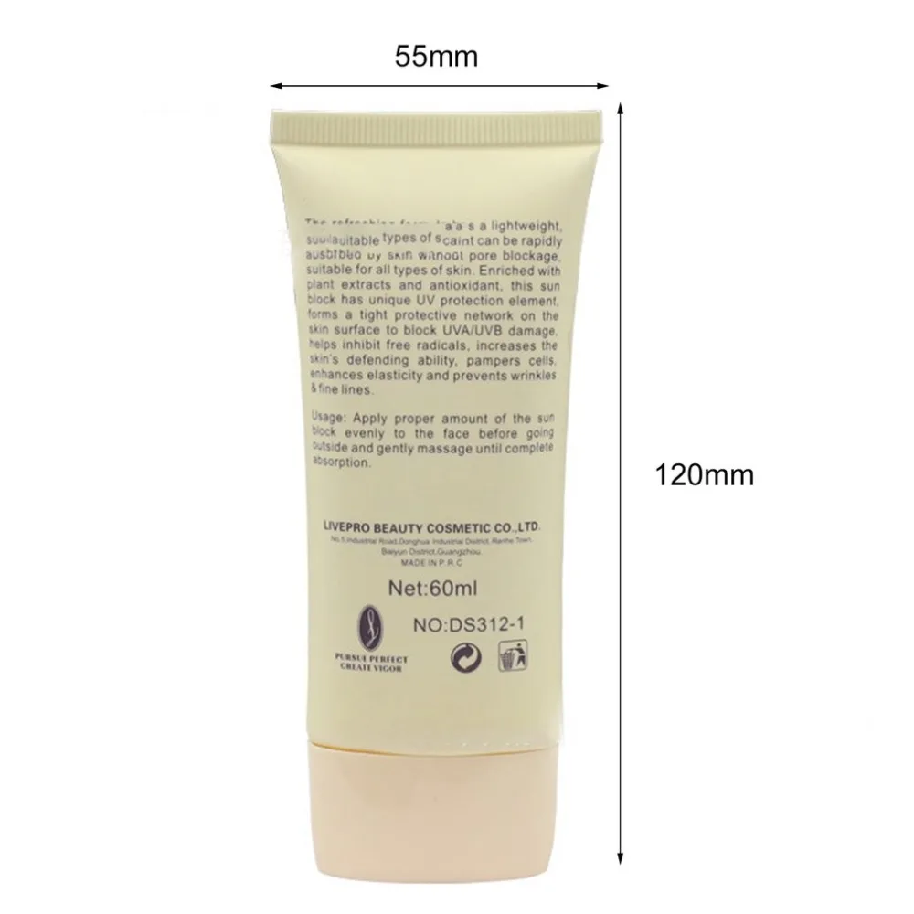 Красота уход за кожей SPF 50 лица тела солнцезащитный крем УФ излучения с масляным