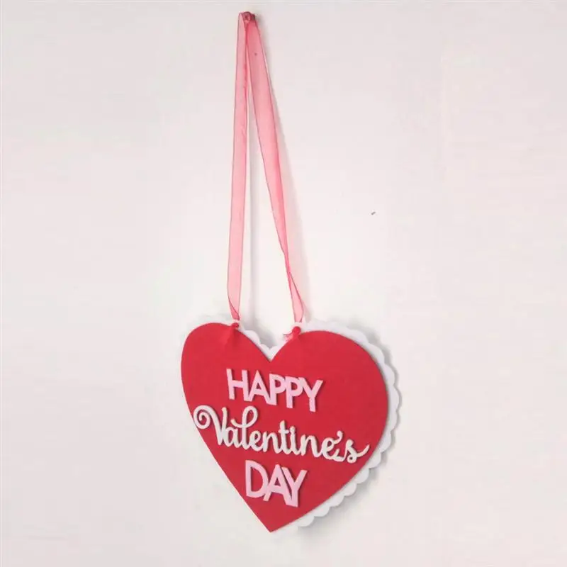1 шт. красивый любящий сердце день Святого Валентина декор кулон Нетканая подвеска креативный кулон для женщин и женщин