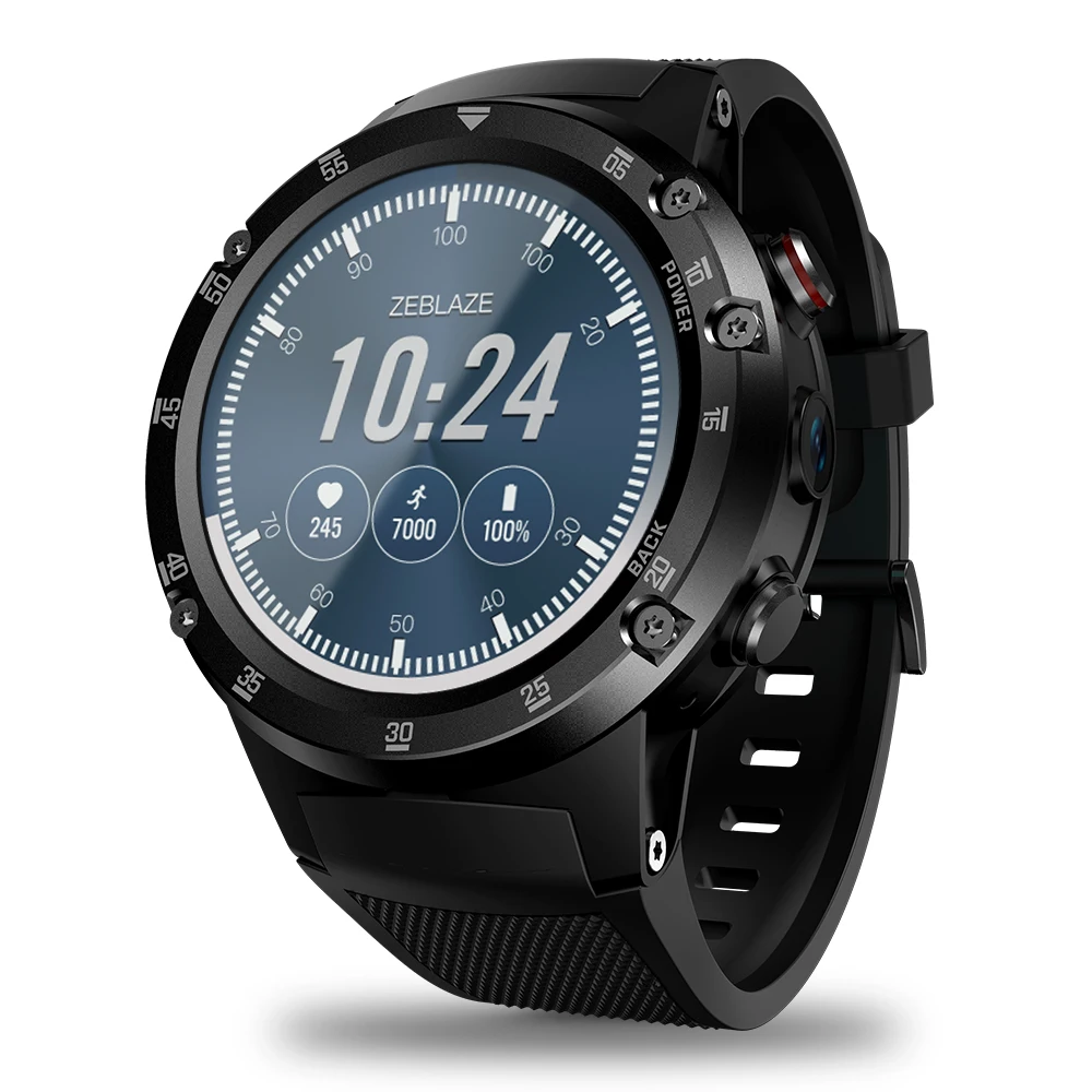 

Zeblaze THOR 4 Plus 4G Smartwatch Android 7.1 1GB RAM 16GB ROM With Camera 580mAh Sport Fitness Tracker Smart Watch Watches
