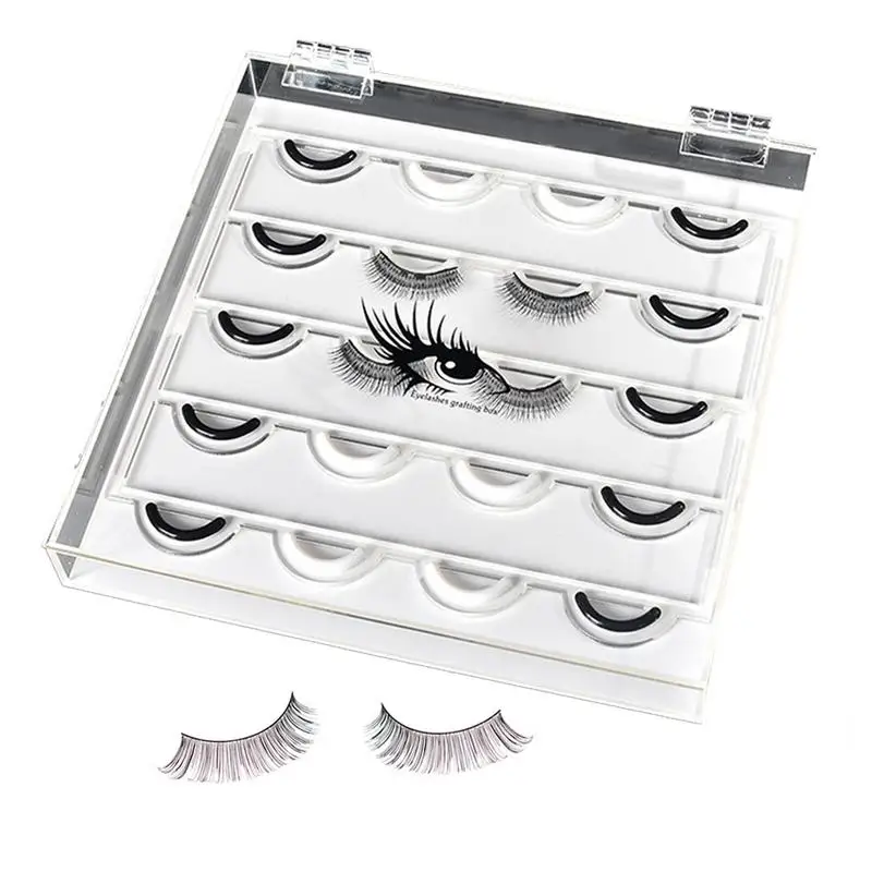 5 Layers False Eyelash Extension Display Box Acrylic Lashes Storage Box Makeup Cosmetic Eyelashes Display Storage Holder Case 5 Layers False Eyelash Extension Display Box Acrylic Lashes Storage Box Makeup Cosmetic Eyelashes Display Storage Holder Case