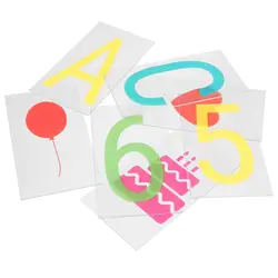 90 шт цветные буквы выражение карты для Светодиодный лампа в форме слова коробки рано утром развивающие игрушки подарки для детей