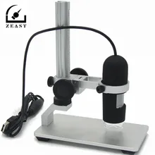 ZEAST 1000X8 светодиодов USB цифровой непрерывный зум микроскоп Лупа с регулируемой подставкой из алюминиевого сплава прочный