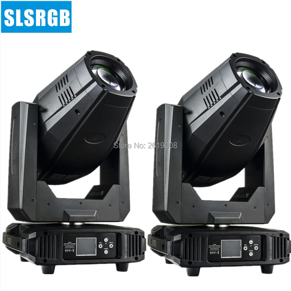 2 шт./лот Светодиодный прожектор движушийся головной 300W с Zoom DMX 512 свет этапа