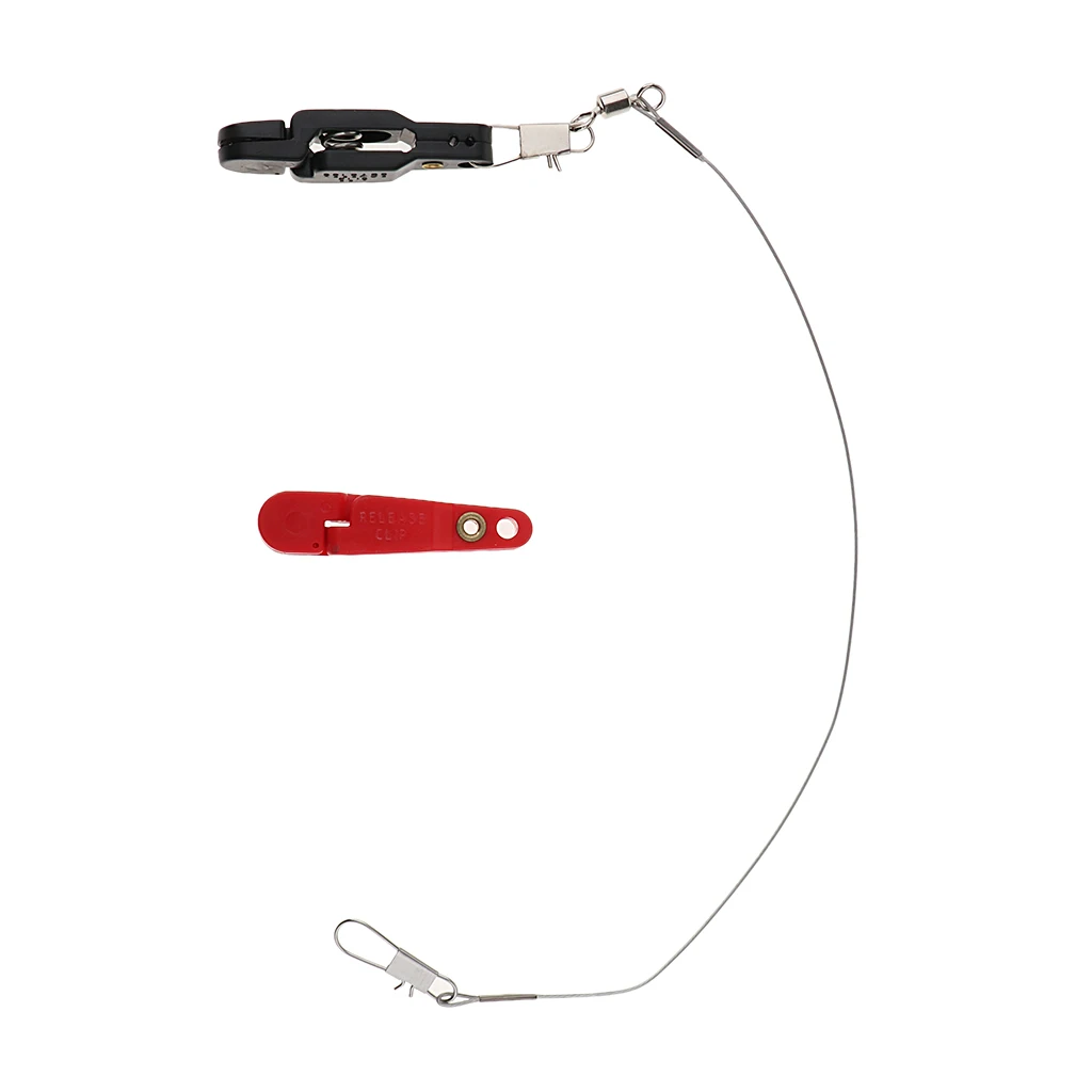 

2pcs Downrigger Snap Release Clip Offshore Fishing Snap Weight with 8inch Leader