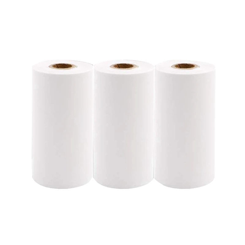 

3 Rolls Printable Sticker Paper White Direct Thermal Paper Self-Adhesive 57X30Mm For Paperang P1 P2 Portable Bluetooth Pocket