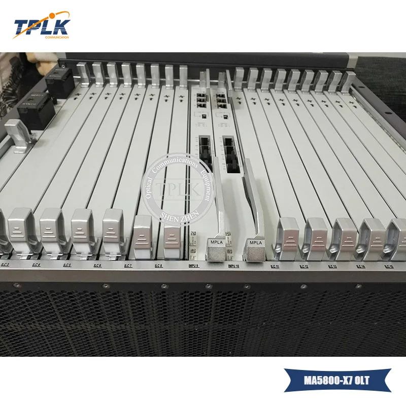 

Original Hua Wei GPON/EPON OLT MA5800-X7,100 Mbit/s of non-blocking bandwidth, with 2* MPLA+2*PILA +1*GPHF C+ olt
