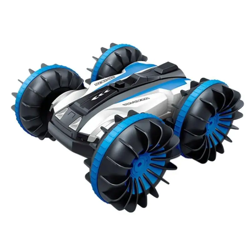 

360 Rotate Remote Control Car RC Stunt Car 2 Side Driving on Water and Land Waterproof Amphibious Car Toy Electric RTR Toys Gift