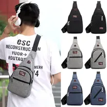 Мужская сумка-слинг, сумка через плечо, рюкзак, Байкерская сумка, гарнитура, порт