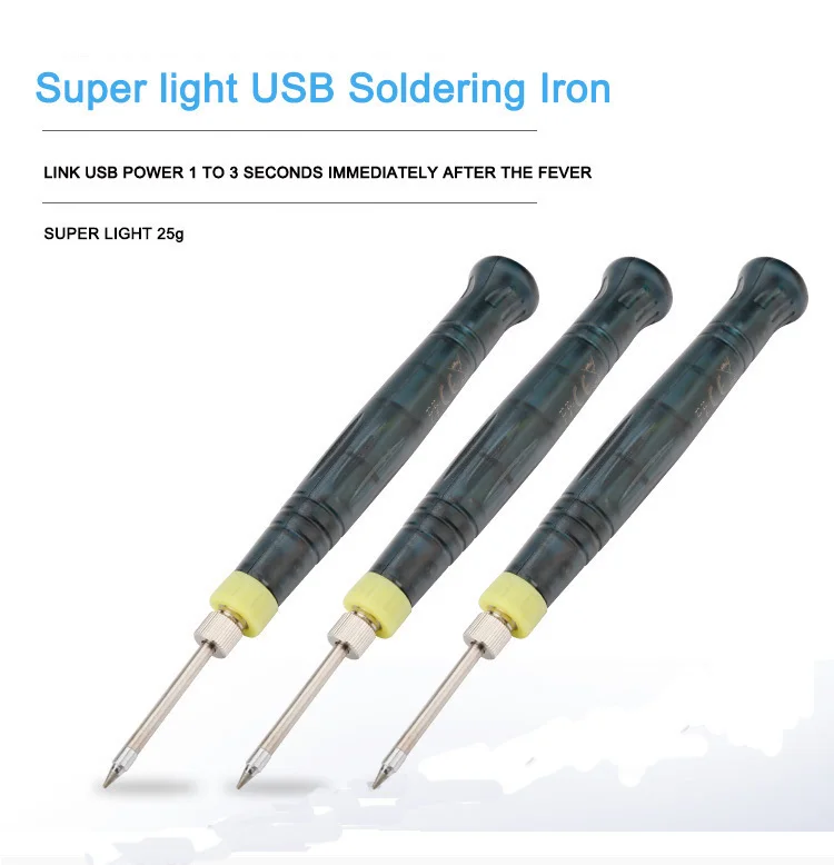 

NEW Arrivals Mini portable USB powered Electric .Soldering Iron pen 5V 8W Gun with LED Indicator Hot Welding Heating Tool China