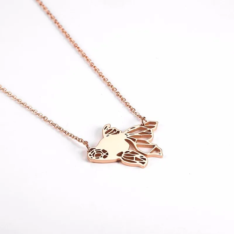 

Choker Anime Classic Flexible Small Goldfish Necklace Stainless Steel Mysterious Underwater World Ladies Jewellery Necklaces