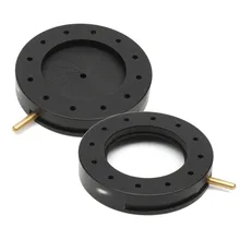 Регулируемые 12 лезвий F микроскоп адаптер для объектива 1,5-23 мм Диафрагма диафрагмы металлические микроскопы аксессуары черный