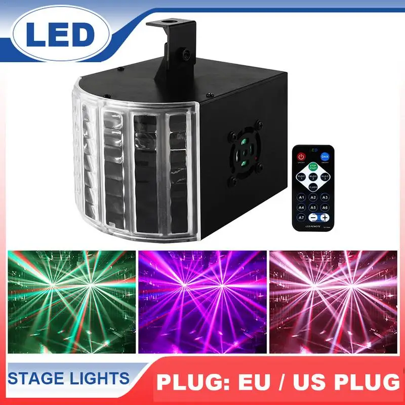 

Mini LED Colorful Butterfly Lights Stage Light Disco KTV Special Lights Wedding Bar Stage Effect Strobe Lights Colorful Lamp
