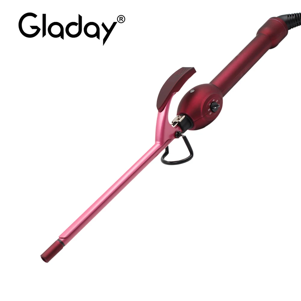 Gladay Purple 9mm Mini Hair Curler for Man's Curl and Child with