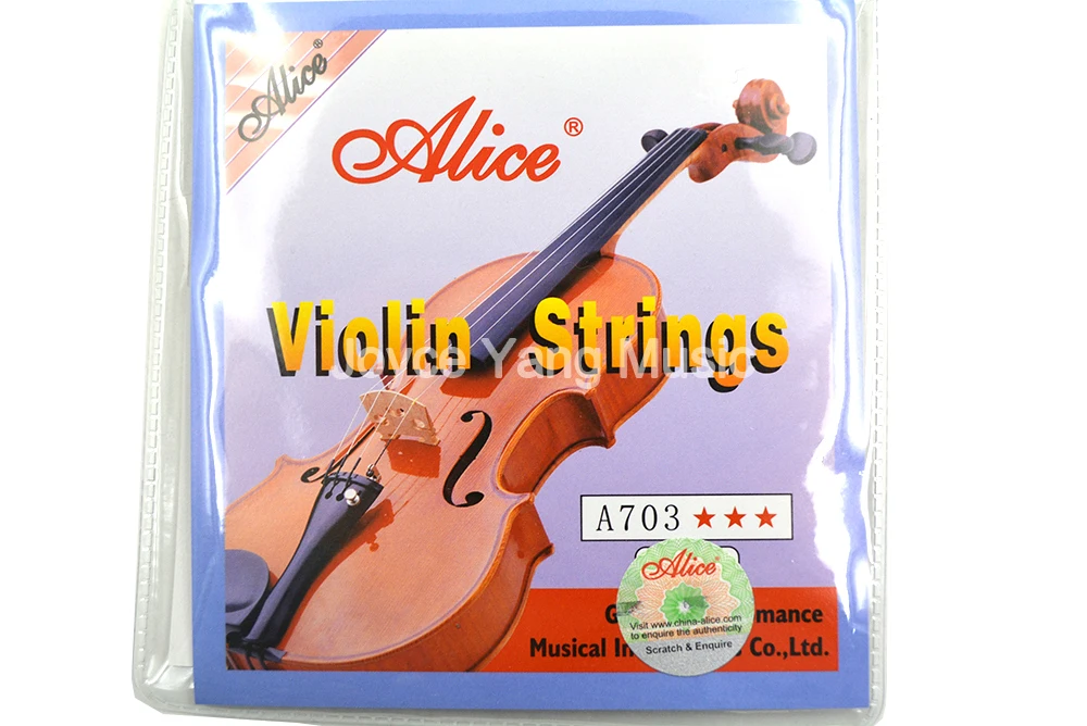 Alice A703 Violin Strings 4 Strings Stainless Steel Core Strings&White