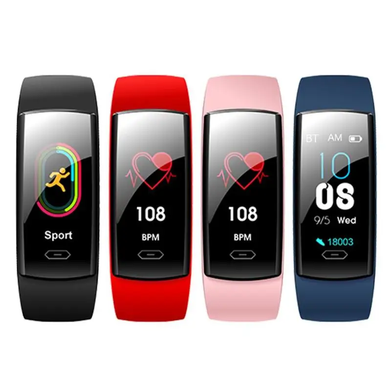 

Q90 ECG Real-time Monitoring Blood Pressure Heart Rate Sport Smart Watch