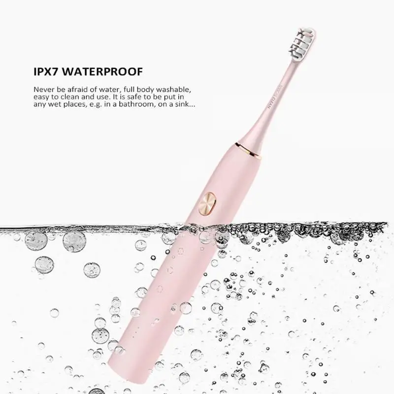 

Xiaomi Mijia SOOCAS X3 Upgraded Electric Toothbrush USB Rechargeable Sonic Toothbrush IPX7 Waterproof With 4 Brushing Modes