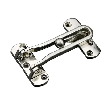 

1PC Durable Silver Firm Heavy Duty Anti-Theft Buckle Door Lock Door Security Guard Hotel Door Bolt Gate Lock