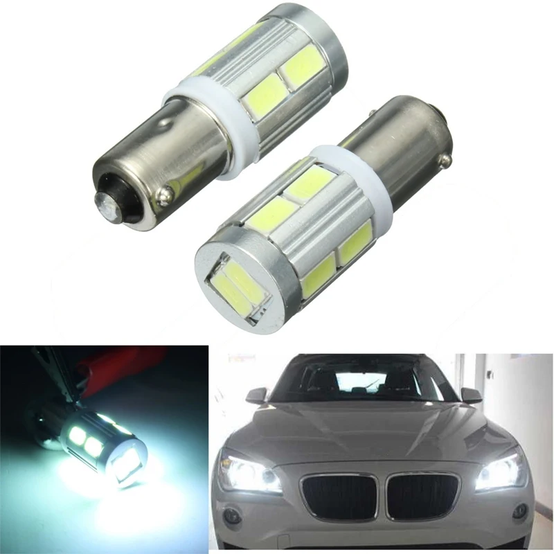 2 шт. Автомобильные светодиодные лампы BAX9S H6W 10|Передние LED-фары для авто| |