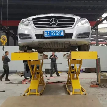 Cheap High Quality 3500 Kg Capacity Durable Hydraulic Big Scissor Car Lift For Sale Car Elevator