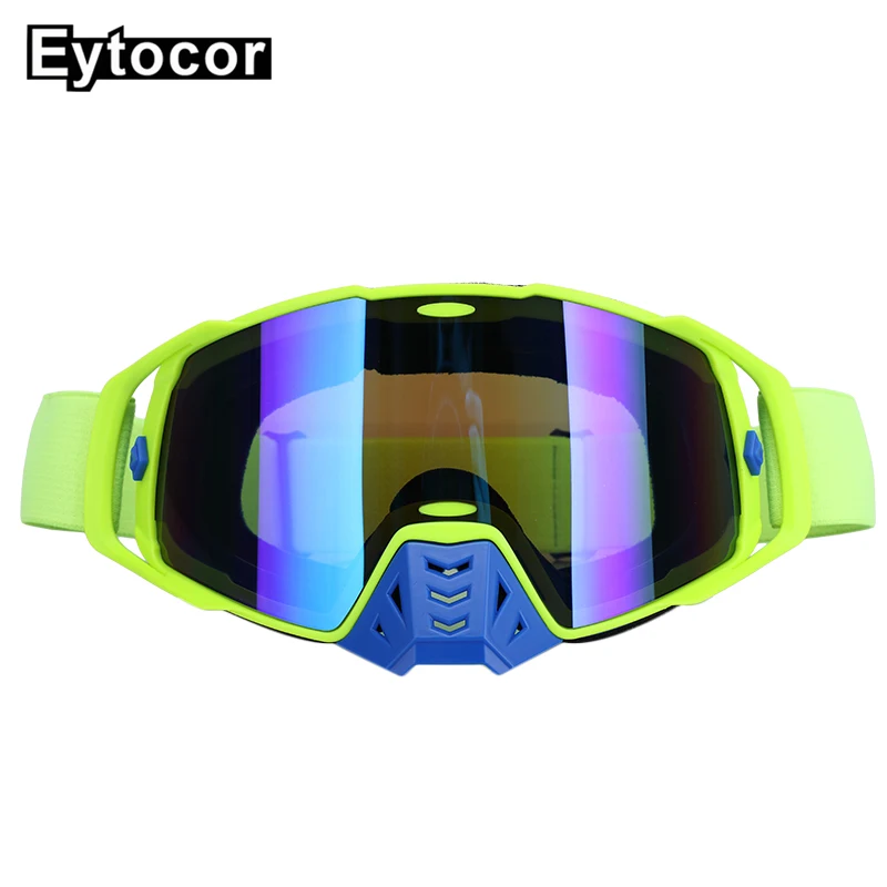 EYTOCOR Профессиональный Пылезащитный для мотокросса очки ATV DH MX мотогонок Dirt Bike Oculos