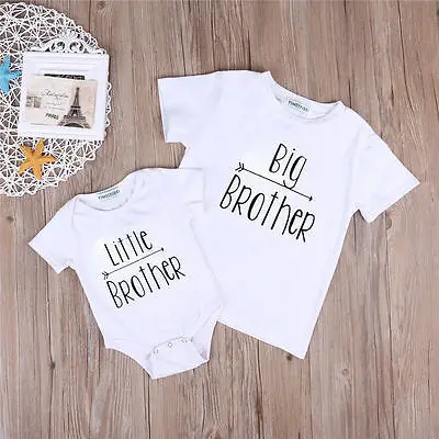Одинаковые комплекты для семьи; хлопковый комбинезон для маленькой сестры и сестры; футболка; комплект одежды