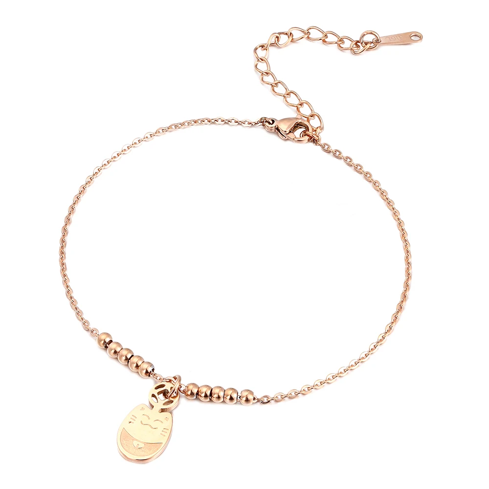 

Jebwmn21 + 5 Cm Extens Ankle Chain Pendant 2019 Summer Beach Foot Jewelry Fashion Style Anklet For Women Wholesale Cat Shape