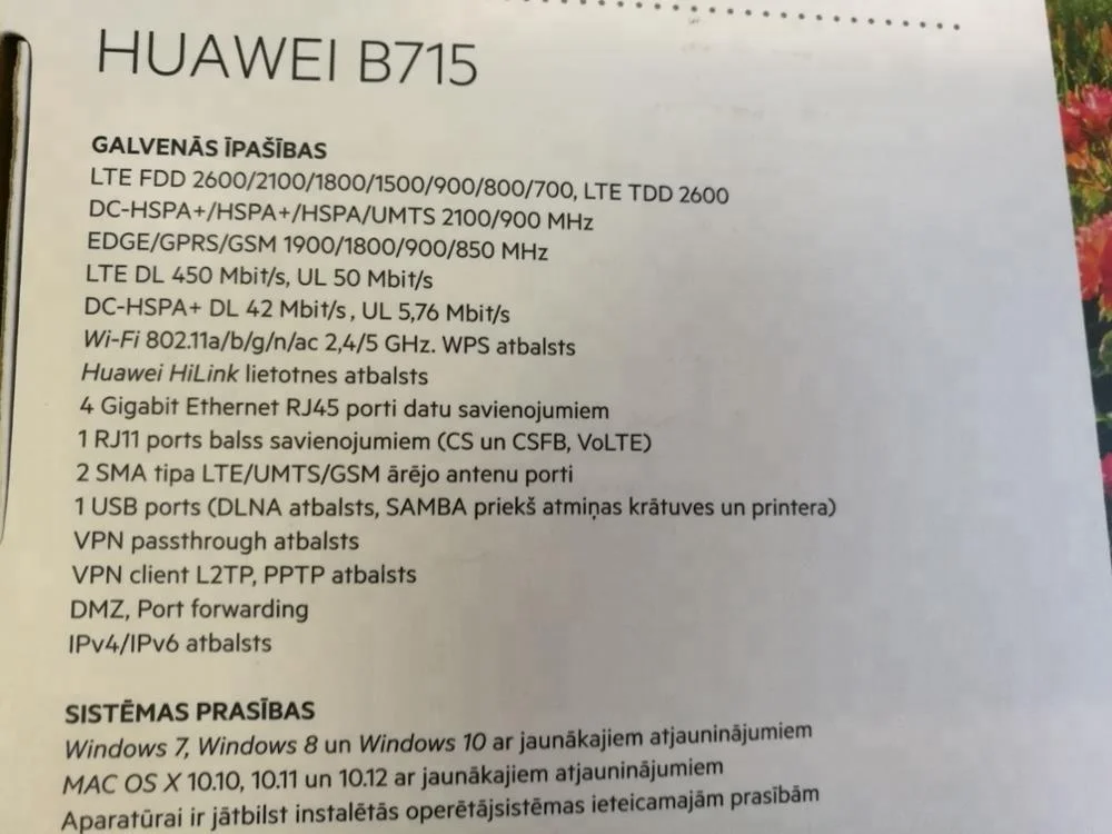Huawei B715s 23C cat9 450 Мбит/с 4G LTE CPE wifi маршрутизатор|Беспроводные роутеры| |