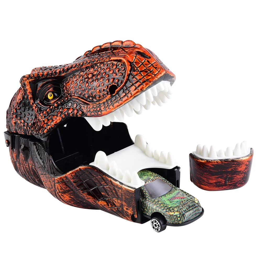 

2 in 1 Dinosaur Model Mini Toy Car Set Dinosaur Vehicle Toy for Toddlers Boys Special Gifts for Children's Days