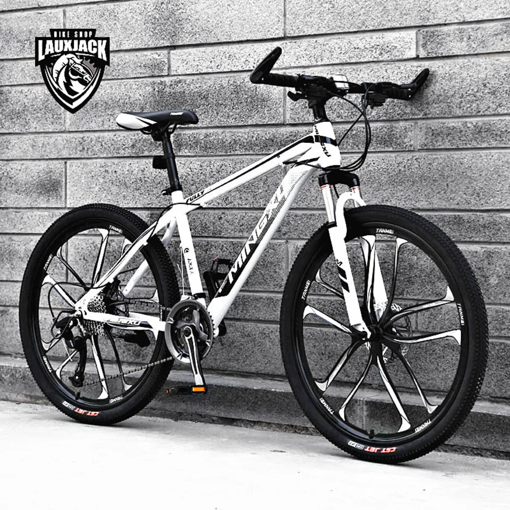 

New Brand Mountain Bike Carbon Steel Frame 24/26 Inch Wheel 27 Speed Dual Disc Brake Bicycle Outdoor Sports Mtb Bicicleta
