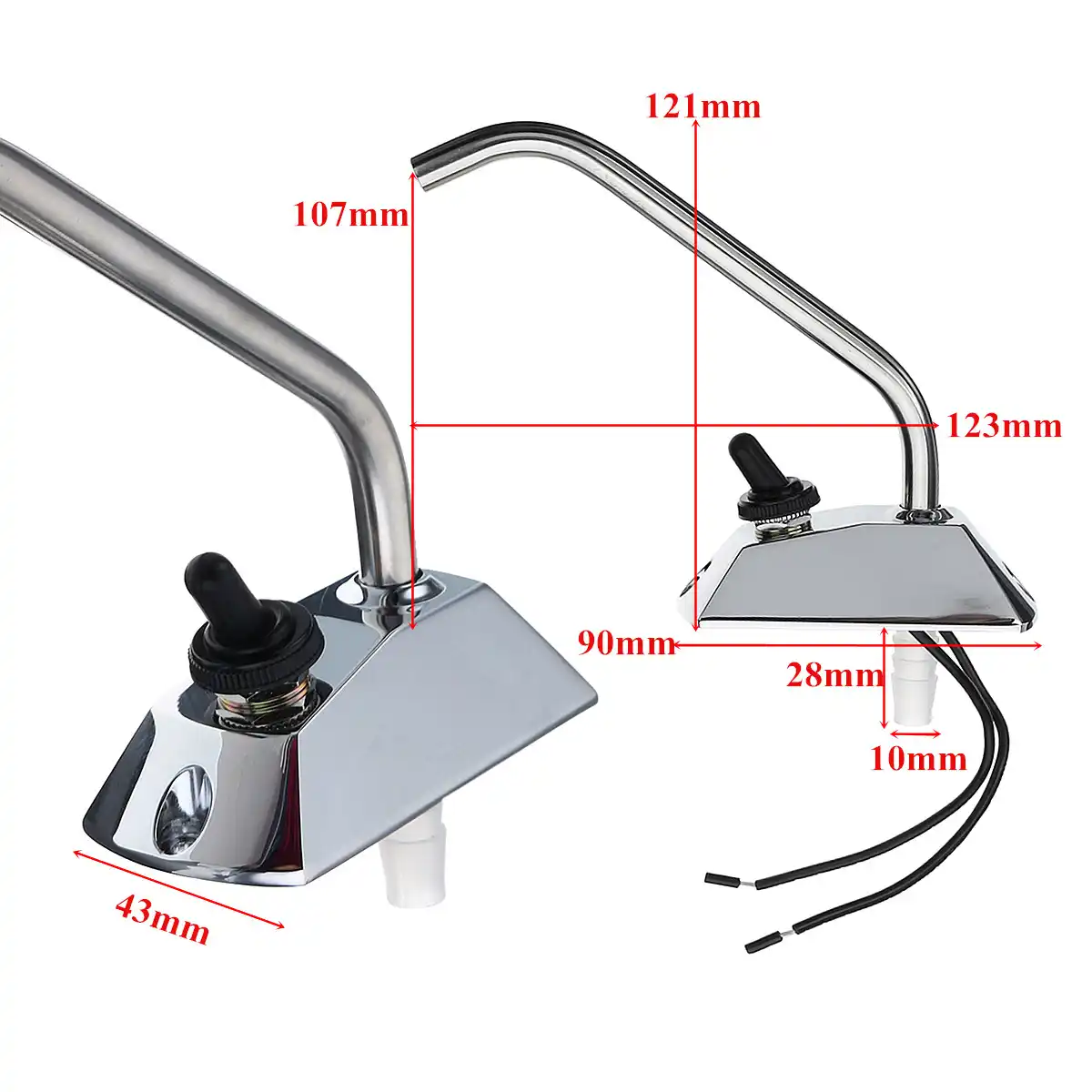 12v Galley Full 360 Degree Rotation Faucet Tap With Switch For