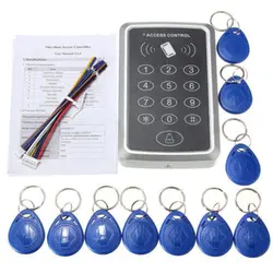 RFID Электрический кнопочная панель для двери замок контроля доступа ID карта Пароль системы безопасности