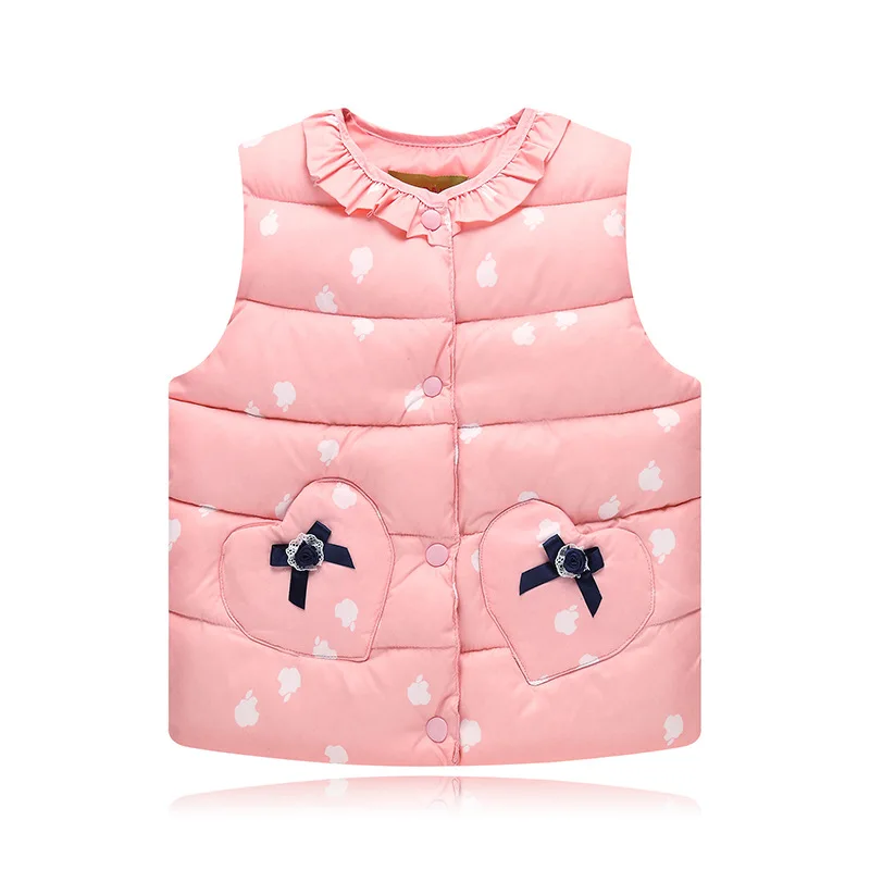 PPXX/Коллекция года, зимний детский жилет для малышей теплая детская куртка жилет без рукавов для маленьких девочек и мальчиков, детская одежда